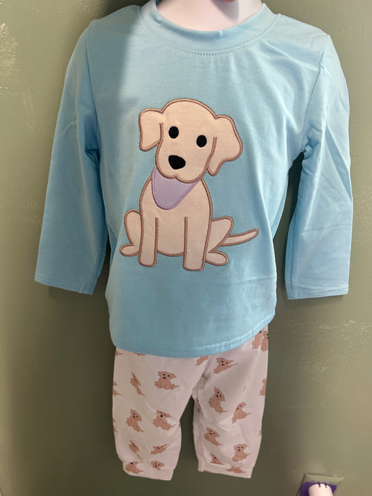 Blue Cute Dog Set