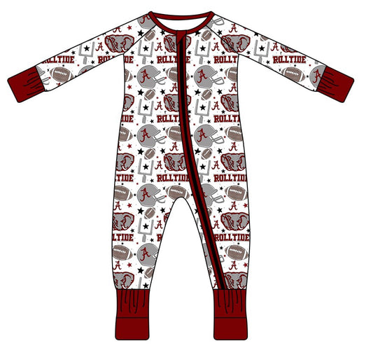 Bamboo Roll Tide Romper