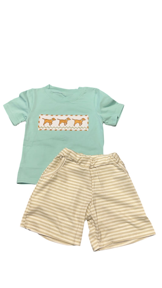 Beige dog set