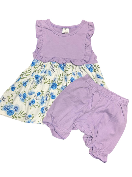 Purple Floral Set